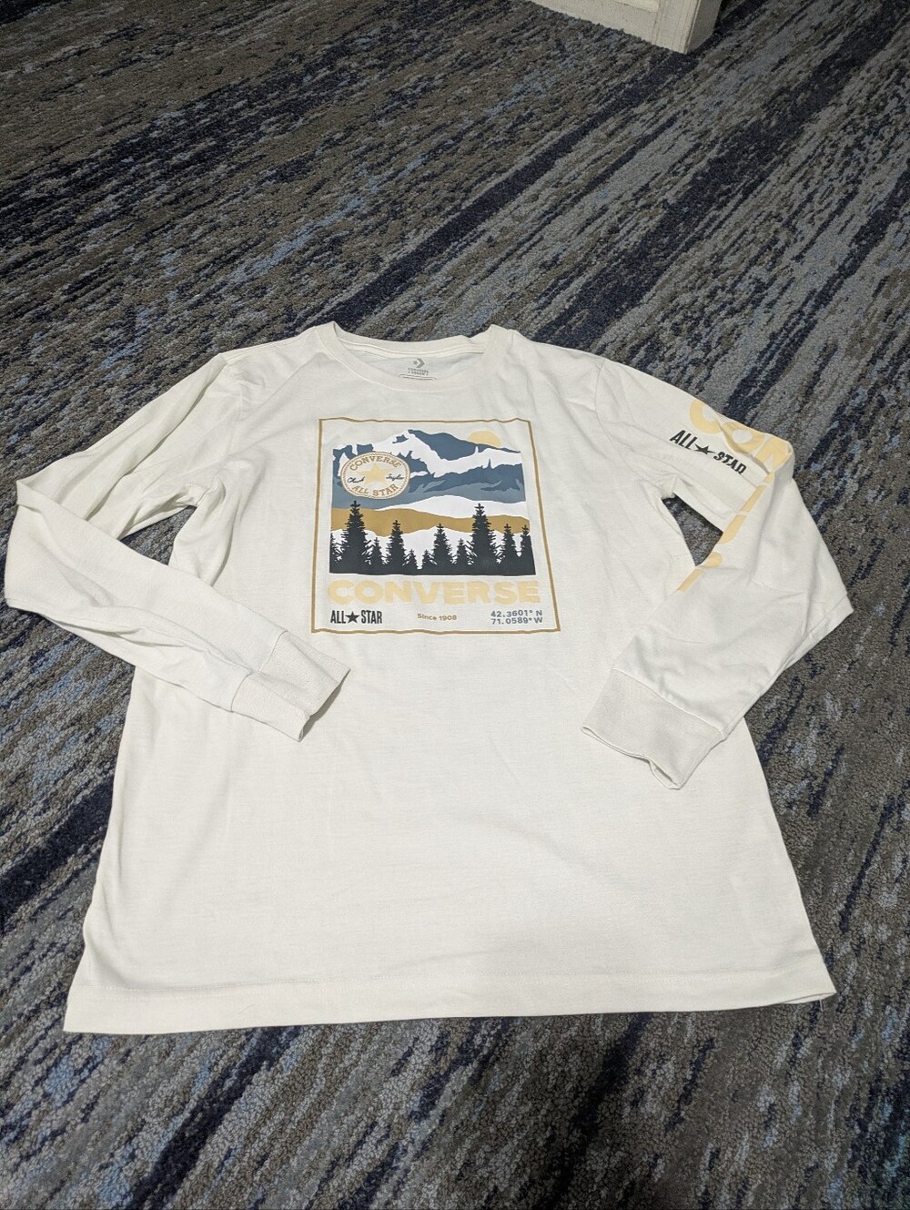 Converse All Star Graphic Long Sleeve T-shirt Size XL